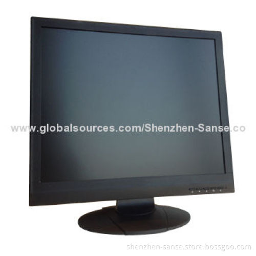 19-inch CCTV LED Monitor with BNC-in/-out, HDMI/VGA, Audio-in/-out, S-Video
